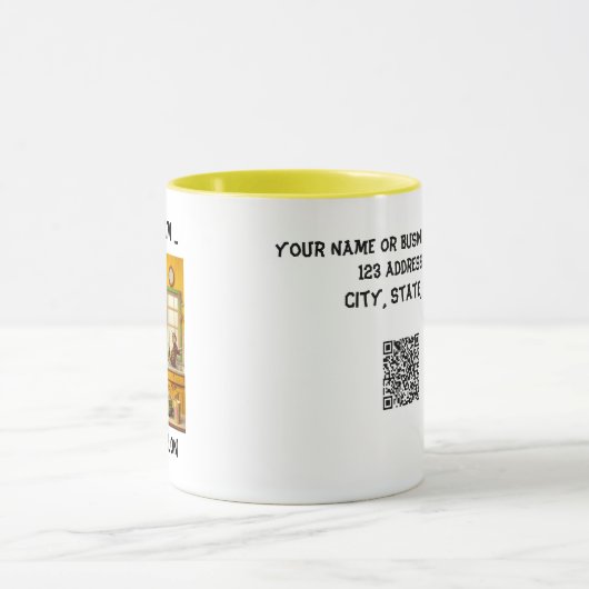 粉々おもしろいのレディ・ベイカー漫画 マグカップ (中央)