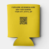 粉々おもしろいの老婦人マンガのパンケーキ作り 缶クーラー (裏面)