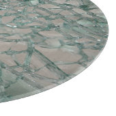 粉々になったガラスの外観 カッティングボード (角)