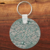 粉々になったガラスの外観 キーホルダー (正面)