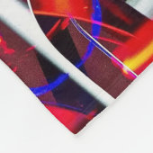 粉々になった灯 フリースブランケット (角)