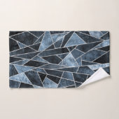 粉々になった青 バスタオルセット (ハンドタオル)
