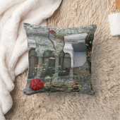 粉々に散らばった包まれたり クッション (ブランケット)