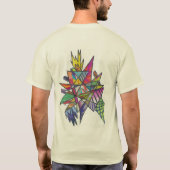 粉々に砕かれた手 Tシャツ (裏面)