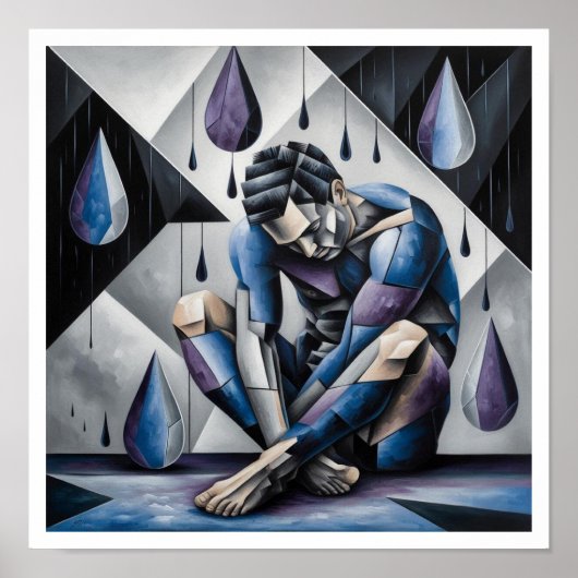 粉々に砕けた慰め ポスター (正面)