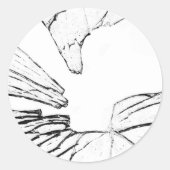 粉々に ラウンドシール (正面)