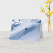 粉の回転 カード (黄色い花)