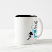 粉の日のマグの友人無し ツートーンマグカップ (正面右)