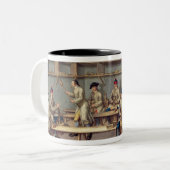 粉の餌の形成 ツートーンマグカップ (正面左)