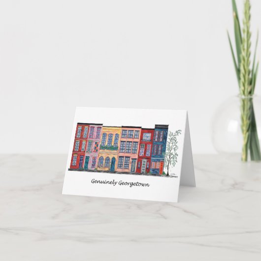 粉れもなくジョージタウン サンキューカード (正面)