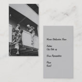 粉を船から取り除く 名刺 (正面/裏面)