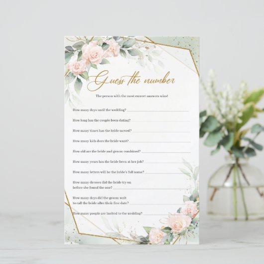 粉エレガントピンクのバラの金ゴールド数を推測 (スタンド正面)