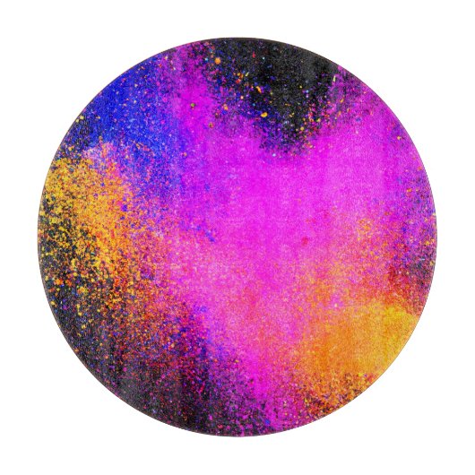 粉カラフル疹 カッティングボード (正面)