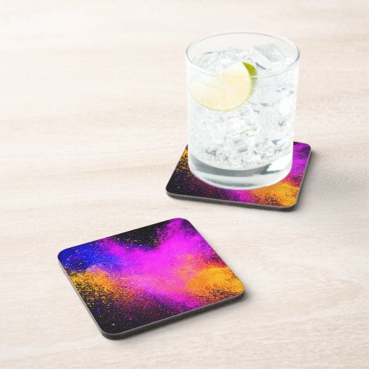 粉カラフル疹 コースター (右側)