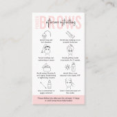 粉フェミニングラデーション粉まゆアフターケア 名刺 (正面)