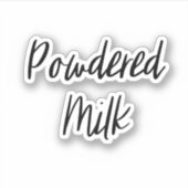 粉乳の保管シール シール (正面)