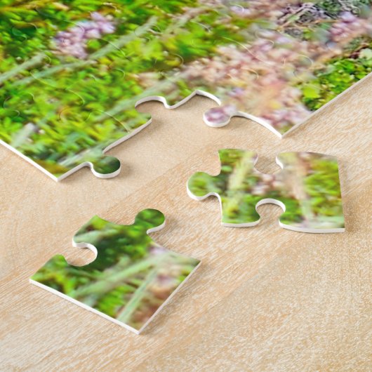 粉山の夏期: 隠された湖 ジグソーパズル (側面)