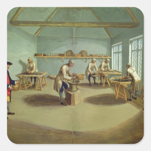 粉末の混合 スクエアシール (正面)