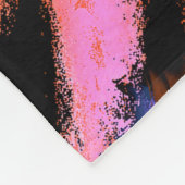 粉末状ピンク爆発抽象芸術フリースブランケット フリースブランケット (角)