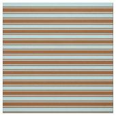 粉末青と茶色の色の線 ファブリック (見本)