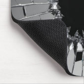 粉砕されたガラスの破片 マウスパッド (コーナー)