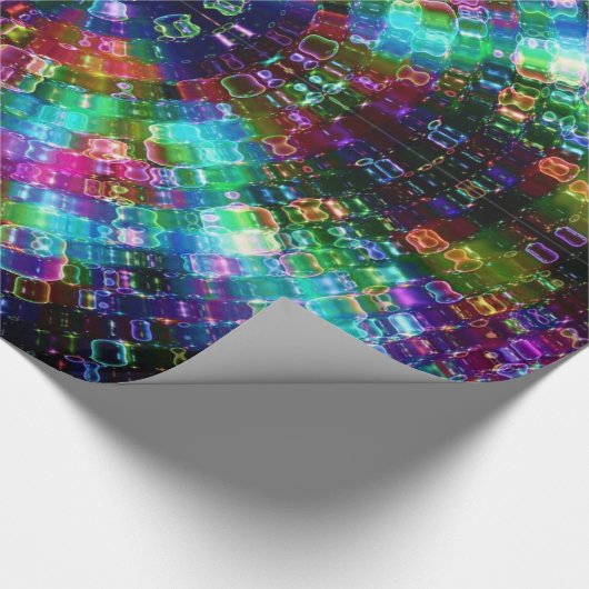 粉砕されたガラス螺線形の包装紙 ラッピングペーパー (角)