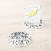 粉砕されたガラス質 コースター (側面)