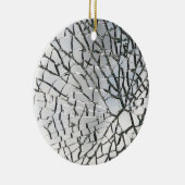 粉砕されたガラス質 セラミックオーナメント (右)