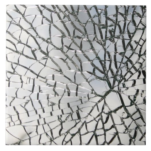 粉砕されたガラス質 タイル (正面)