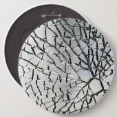 粉砕されたガラス質 缶バッジ (正面&裏面)