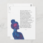 粉砕されたスターライトポストカード ポストカード (正面/裏面)