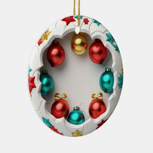 粉砕されたフェスティバルフラグメント セラミックオーナメント (右)