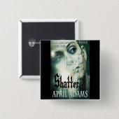 粉砕されたボタン 缶バッジ (正面&裏面)