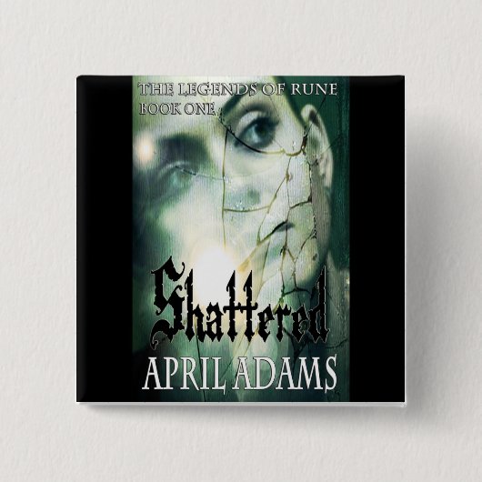 粉砕されたボタン 缶バッジ (正面)