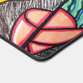 粉砕されたライト:ジオメトモダンリ抽象芸術 デスクマット (コーナー)