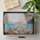 粉砕されたロイヤリティ抽象芸術アートデコパージュ 薄葉紙 (ギフト)