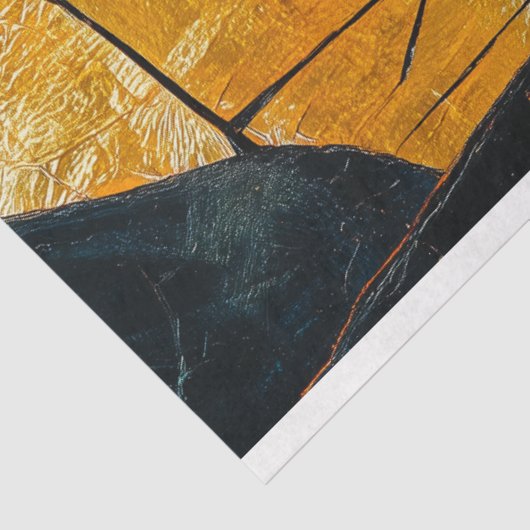 粉砕された反射抽象芸術アートデコパージュ 薄葉紙 (詳細)