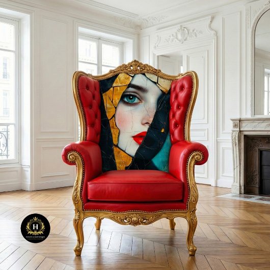 粉砕された反射抽象芸術アートデコパージュ 薄葉紙