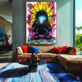 粉砕された反射 – 超現実表現主義の芸術 ポスター