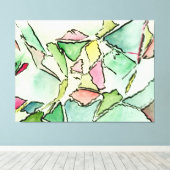 粉砕された夢の水の色とキャンバスアートのインク キャンバスプリント (インサイチュ (ウッドフロア))