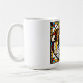 粉砕された天井とステンドグラスの夢 コーヒーマグカップ (左)