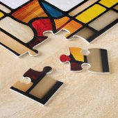 粉砕された天井とステンドグラスの夢 ジグソーパズル (側面)