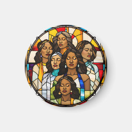 粉砕された天井とステンドグラスの夢 マグネット