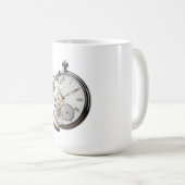 粉砕された時間 コーヒーマグカップ (正面右)