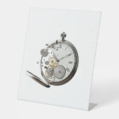 粉砕された時間 台座サイン (正面)