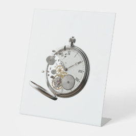 粉砕された時間 台座サイン