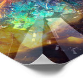 粉砕された月のポスター ポスター (角)