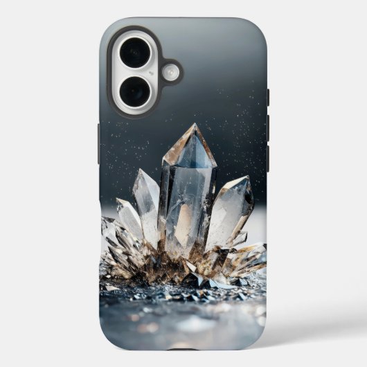 粉砕された水晶電話用ケース Case-Mate iPhoneケース (裏面)