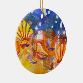 粉砕された海 セラミックオーナメント (右)