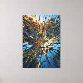 粉砕された鏡キャンバス – シュレアル抽象芸術ドリームsc キャンバスプリント (正面)